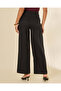 Women Black Wide Leg Pants - 3