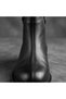 1105 black genuine leather women's boots - 2