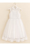 Half-High Collar, Lace Hem, Tulle Dress for Ages 8-12, Special Occasion, Birthday - 7