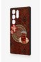 Samsung S23 Ultra Compatible Silicone Case with Carpet and Tea Pattern - 4