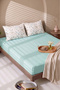 Green Gardenia Double Flat Sheet Set - 3 Pieces - 5
