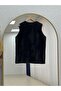 Enuna Gold Buttoned Angora Vest-Kr5028 Black - 6