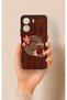 Redmi 13C Compatible Carpet and Tea Pattern Silicone Case