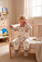 Interlock Socked Jumpsuit (Best Friends) Beige - 3