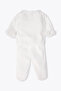 Interlock Pajama Set with Booties 2-Piece (Pretty Girl) Ecru - 2