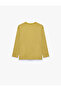 Basketball Printed Cotton Crew Neck Long Sleeve T-Shirt - 4