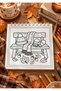 Autumn Themed Fall Vibes Coloring Book, 21X21 cm Coloring Book 2by0005 - 3