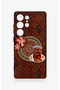 Samsung S25 Ultra Compatible Carpet and Tea Patterned Silicone Case - 2