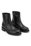 1105 black genuine leather women's boots