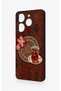 Tecno Spark 10 Pro Compatible Silicone Case with Carpet and Tea Pattern - 4