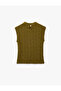 Slim Fit Thick Qipao Collar Sleeveless Buttoned Ruched Blouse - 2