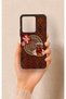 Vivo Y35 Compatible Carpet and Tea Pattern Silicone Case