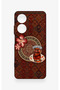 Oppo A60 Compatible Carpet and Tea Pattern Silicone Case - 2