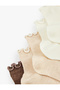 Ruffled Cotton 5-Piece Booties Socks Set - 3