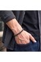 💎   Premium Shiny and Stylish Black Onyx & White Hematite Stone Steel Men's Bracelet (23cm Adjustable) - 4