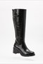Jule Kroko Women's Boots with Zipper and Elastic Back - 2