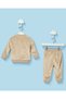 Infant Boys Beige Winnie The Pooh Velour Pyjama Set 2 Pieces - 4