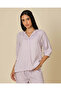 Women Lilac Printed Pyjama Set (2 Piece) - 2
