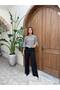 Women's Plaid Patterned Stand Collar Buttoned Shirt - 2