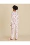 Senior Girls White My Melody Printed Microfleece Pajama Set - 5
