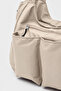 Baia Teknik Fabric Daily Sports Bag Beige - 7