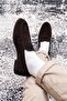 Repairable 100% Genuine Leather Suede Look Flexible Sole Comfortable Men's Loafer Shoes - 4