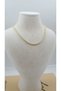 Gold 4mm Cast Waterway Necklace (45cm) - 3