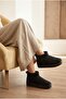Cozy Women's Sheepskin Suede Short Boots - Thick Sole Mini Snow Boots - 2
