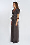 Women's V-Neck Button Detailed Balloon Sleeve Blouse - 2