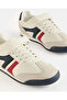 Boys White Colour Block Retro Sneakers - 3