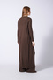 Long Cardigan Knitwear Set Brown - 5