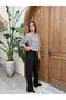 Women's Plaid Patterned Stand Collar Buttoned Shirt - 5