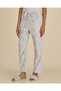 Senior Girls Blue Printed Pajama Set - 3