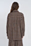 Women's Plaid Patterned Cotton Shirt - 5