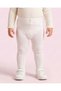 Infant Girls White Textured Full Length Tights (Pack Of 2) - 2