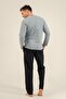 Father Son Stay Wild Blue Long Sleeve Pajama Set (Father Son Sold Separately) - 4