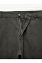 Loose Fit Regular Waist Cotton Loose Fit Jean Trousers with Pockets - 4