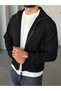 Men's Plain Basic Zipper Jacket - 2