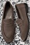 Repairable 100% Genuine Leather Suede Look Flexible Sole Comfortable Men's Loafer Shoes - 5