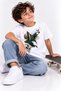 Saudi Arabia Emerald Heritage Abstract Art Graphic Kids T-Shirt - 3
