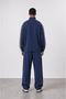 Men's Nbp Stripe Detailed Doubleface Tracksuit Set Navy Blue - 3