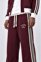 Men's Far from Basic Stripe Detailed Doubleface Tracksuit Set Claret Red - 5