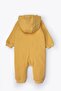 Selani̇k Hooded Jumpsuit Without Booties (Crazy Car) Mustard - 2