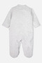 Two-Strap Bootie Jumpsuit (Star of Winter) Gray Melange - 2