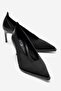 Meadow Black Suede Leather Women's Heeled Shoes