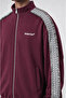 Men's Nbp Stripe Detailed Doubleface Tracksuit Set Claret Red - 4