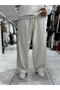 Beige Loose Fit Belted Waffle Tracksuit Hm - 2