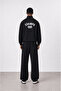 Men's Champs Stripe Detailed Doubleface Tracksuit Set Black - 3