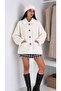 Women's Plush Front-Buttoned Loose-Fitting Soft Plush Coat - 2