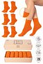 Bamboo Women's Elasticless Orange Seamless Premium Socks Boxed 6-Piece / Non-Marking / Non-Tightening Socks
